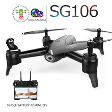 Drone SG106 WiFi FPV RC Drone 4K Camera Optical Flow 1080P HD Dual Camera Aerial Video RC Quadcopter Aircraft Quadrocopter Toys