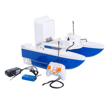 Professional Outside Fishing Electric RC Bait Boat Double Body Folding 500M 1.5KG Wireless Automatic Feeding Remote Control Boat