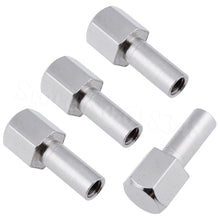 4pcs Aluminum RC Car 12mm Hex Wheel Hub Drive Adaptor 15/20/25mm Extension Combiner Coupler for 1/10 RC Crawler Axial SCX10 D90