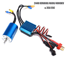 RC 2440 6800KV / 4600KV / 4000KV Sensorless Brushless Motor With 35A Brushless ESC for 1/14 1/16 RC Car