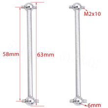 2pcs Steel Metal RC Car Drive Shaft Dogbone 61mm 63mm 70mm 77mm 84mm 86mm 89.5mm 101mm