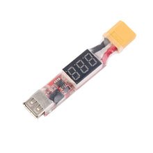 1pcs 2S-6S Lithium Battery Charger Converter T-Plug XT60 Plug With Voltage Display for iphone Ipad HTC
