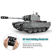 952PCS Remote Control RC Tank Wars Military Model Building Blocks Bricks Toy With A High Sensitive Transmitter
