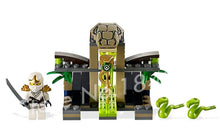 86pcs Ninja Venomari Shrine Zane ZX Snake Launch 9753 Figure Building Blocks Assemble Kids Toys Compatible With LegoING