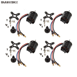 1pcs SunnySky X2216 2216 880KV 1100KV 1250KV 1400KV 1800KV 2400KV II Outrunner Brushless Motor For RC Models 3D airplane