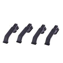 1Set Black Plastic Climbing Car Door Hinges & Door Handles for 1:10 RC Crawler For Traxxas TRX4 Baby Toy Car Props for Kidsr