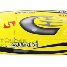 E36 KIT 30" Electric RC boat Well Painted Fiber Glass Monohull Boat Hull only for Advanced Player Yellow TH02650