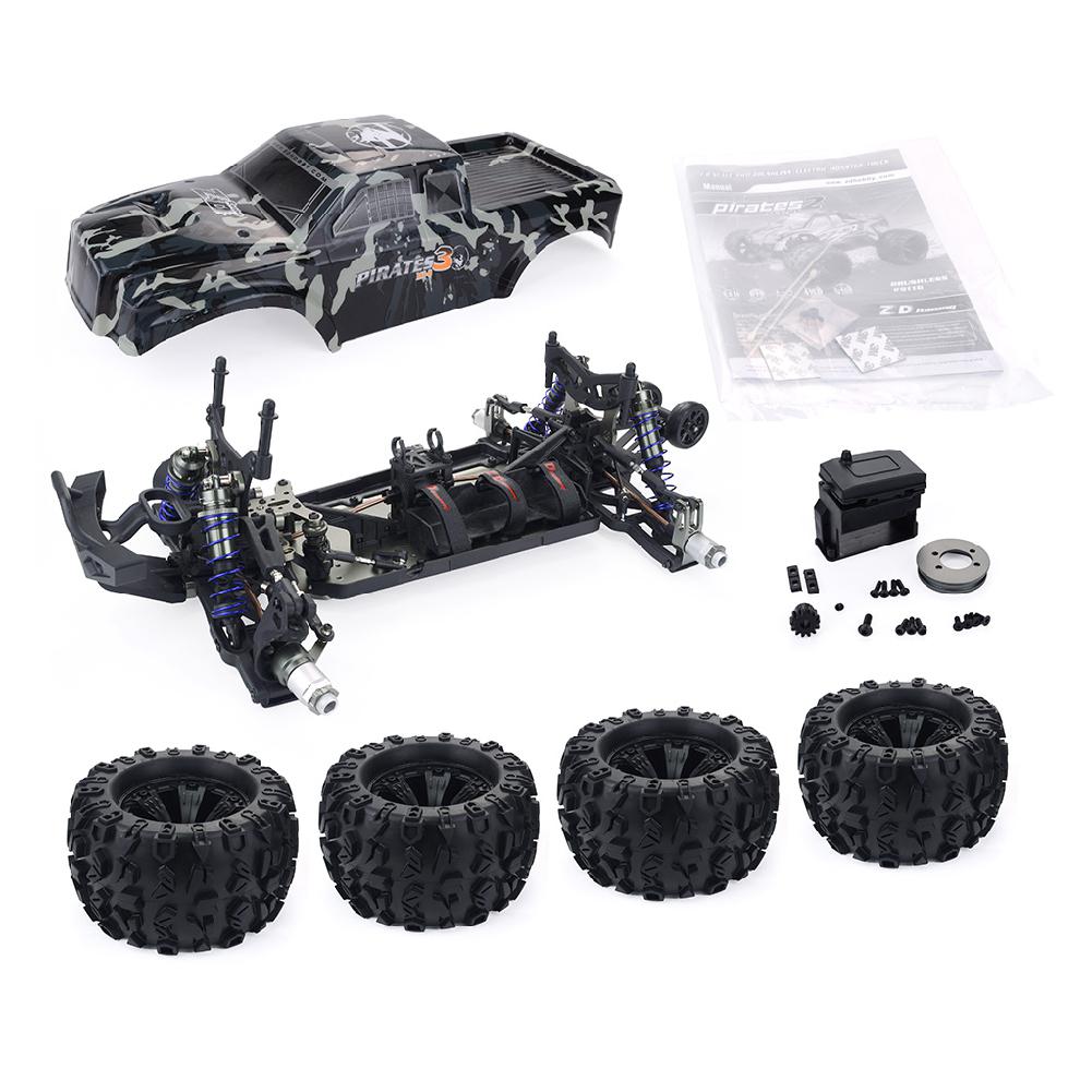 RCtown ZD Racing MT8 Pirates3 1/8 2.4G 4WD 90km/h Electric Brushless RC Car Metal Chassis RTR