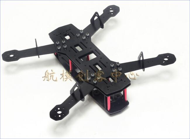 NEW Black QAV250 Carbon fiber Glass Fibre Mini 250 FPV Quadcopter Quad copeter Frame Unassembled