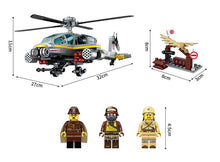 Enlighten Building Block Military Battle Sea Force Apache Raid 3 Figures 280pcs Educational Bricks Toy Boy Gift