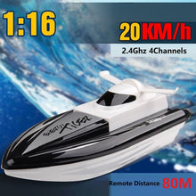Radio Controlled Electric RC Boat Toy Speedboat High Speed Mini Speedboat Remote Control Toy RC Ship Model Kids Toys 20KM/H 4CH