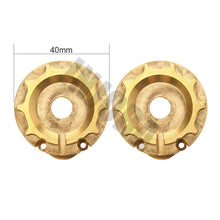INJORA 2PCS TRX4 Brass Counterweight Balance Weight Portal Drive Housing for 1:10 RC Crawler Traxxas TRX-4