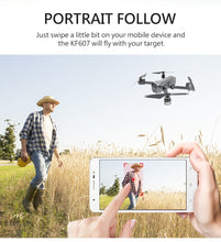 Newest KF607 Quadcopter with Wifi FPV 1080P 4K HD Dual Camera Optical Flow Selfie Drone Foldable Mini Dron VS SG106 visuo xs816