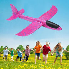 48cm Hand Throw Rc Airplane Rose Red Epp Foam Outdoor Launch Glider Flexible Plane Kids Toy Free Fly Rc Airplane Model