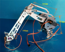 Industrial Robot 528 Mechanical Arm 100% Alloy Manipulator 6-Axis Robot arm Rack with 4 Servos