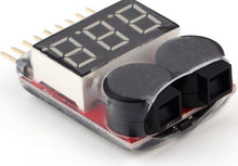 New Lipo battery Voltage Indicator volt meter monitor buzzer Alarm 1-6S 3.7V-22.2V 3.7V 7.4V 11.1V 14.8V 18.5V 22.2V