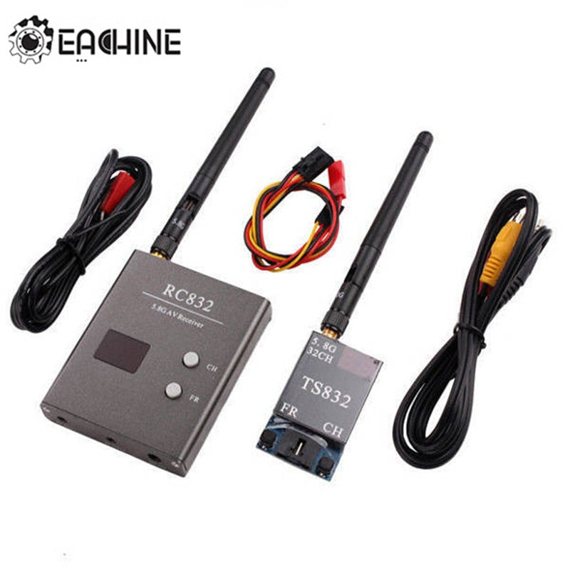 Eachine FPV Boscam 5.8G 600mW 32CH Wireless Transmitter Receiver TS832 RC832 For FPV Multicopter