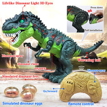 Remote control dinosaur spray laying eggs Tyrannosaurus Rex Dinosaur Model Toys Animal Action Figure Toy For Kids Gifts