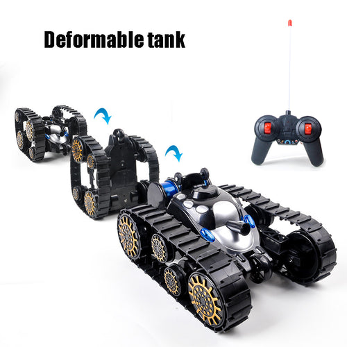 Novel stunt tank RC Deformed tank Flip Transformable Pedrail Good gifts Toys for children boy Track deformed tanks Car Boy toys
