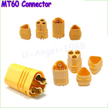 2pair AMASS MT60 3.5mm 3 pole Bullet Connector Plug Set For RC ESC to Motor