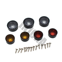 INJORA 7Pcs RC Car Taillight Light Cover for 1:10 RC Crawler D90 Body Shell