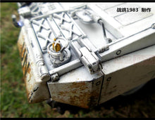 KNL HOBBY Heng Long 1/16 Leopard 2 RC remote control tank model foundry heavy coating of paint to do the old upgrade