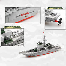 228pcs/set Cruiser Building Block Brick Army Military Ship Model Battle War Ship Navy Vessel Boat Desktop toy Children's gift