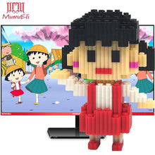 MUMUELI Mini Assembly DIY Japan Anime Figure Cute 3D Building Model Kit Blocks for Children Kids Resin Toys Collection DTSET-4