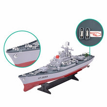 RC Boat 1:250 WarShip Remote Control Military Battleship Central Command Cockpit Seaplane Electronic Model For Kids Hobby Toys