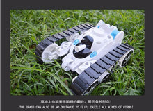 2017 360 degree flip multifunction stunt Car remote control tanks RC cross-country Caterpillar tank as boy festival gift