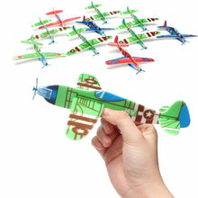 Trendy 10pcs Coloured Helicopter kids Toy Birthday Party Fantastic Gift Flying Glider Planes Kids Toys High Quality