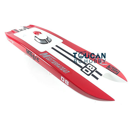 E32 KIT Cheetah / Germany Cat Fiber Glass Electric Racing Speed Boat Hull Only for Advanced Player Red TH02636