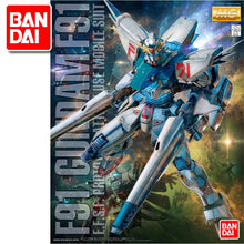 Japaness Original Gundam MG 1/100 Model F91 Gundam Mobile Suit Kids Toys With Holder