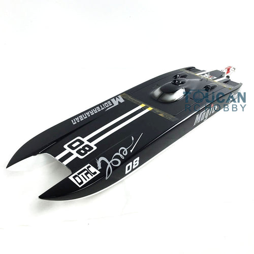 E32 PNP Cheetah/Germany Cat Fiber Glass Electric Racing Speed RC Boat W/120A ESC/3200KV Brushless Motor/Water Cooling Black