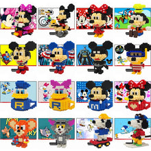MUMUELI Mini Assembly DIY Cartoon Animation Figure 3D Building Model Kit Blocks for Children Kids Resin Toys Collection DTSET-3
