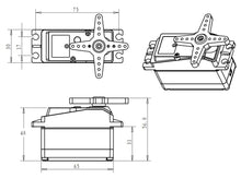 Free shipping DS5160 SSG RC servo 60KG High Torque Digital Servo For RC Model Helicopter Parts 1/5 Rc Car Helicopter
