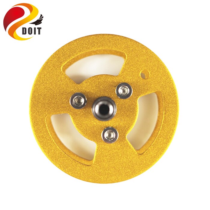 DOIT Aluminum Alloy All-metal Caterpillar Bearing Wheels Roller Tank Bear Tyre Tire Track Crawler Caterpillar Chassis Toy parts