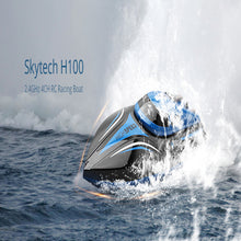 30km/h Skytech H100 Wireless RC Boats 2.4GHz 4Channel 180 Degree Turnover High Speed Outdoor Boat with LCD Screen Transmitter