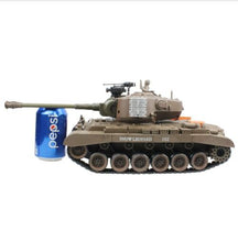 RC Tank US M26 15 Channel 1/20 Pershing Snow Leopard Main Battle Tank Model With Shoot Bullet Hobby Toys