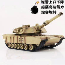Hot Sell Big Size RC Tank for Kid Play XQTK24-1 Letter- M1A2 charging move Infrared Fighting Remote Control Tank Wholesale