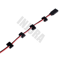10PCS Black Wiring Buckle with 3M Double-sided Adhesive for RC Crawler Car RC Boat Drone RC Model