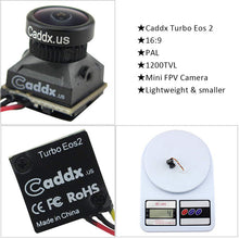 FPV Camera Caddx Turbo EOS2 1200TVL 2.1mm 1/3 CMOS 16:9 4:3 Mini FPV Camera Micro Cam NTSC/PAL For RC Drone Car Accessory