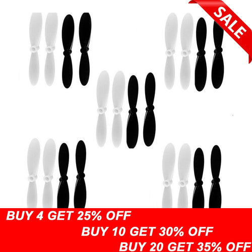 20pcs/lot 55MM long Propeller For HUBSAN X4 H107 H107C H107D Quadcopter (10pair)