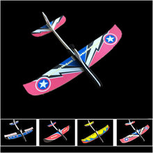 DIY Kids Toys Capacitance Hand Throw Flying Glider Planes Foam Aeroplane Model Party Bag Fillers Flying Glider Plane Toys