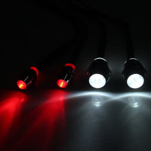 INJORA 4/8 LED Lights Red White Color for 1:10 RC Car Traxxas Tamiya HSP HPI RC Rock Crawler Axial SCX10 D90