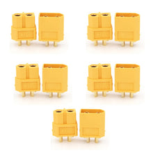 10PCS AMASS XT60 XT-60 XT60 Male Female Bullet Connectors Plugs Black Yellow For RC Lipo Battery 5Pairs Quadcopter Helicopter