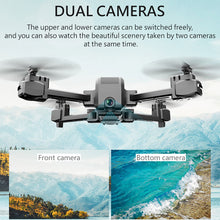 Newest KF607 Quadcopter with Wifi FPV 1080P 4K HD Dual Camera Optical Flow Selfie Drone Foldable Mini Dron VS SG106 visuo xs816