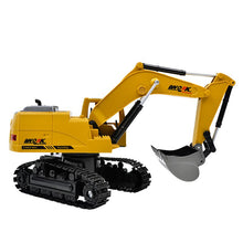 8CH Simulation toy RC excavator toys with Musical and light Children's Boys RC truck Beach toys RC Engineering car tractor