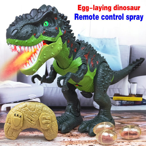 Remote control Kids Walk Sounds Dinosaur Model Toys Large Size Electric Walking Animals Toy with Music Light Spray Gifts For Boy