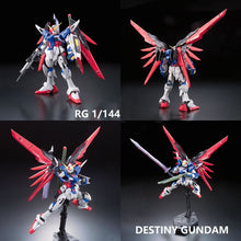 Original Gundam RG 1/144 Model DESTINY GUNDAM Mobile Suit Kids Toys With Holder